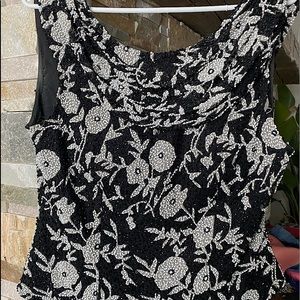 Melanie Lyne sequinned top size 8